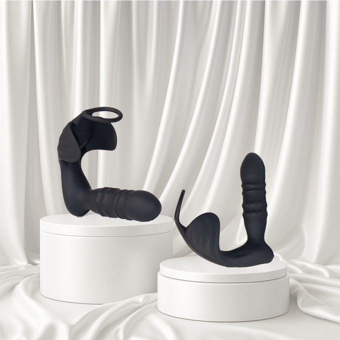 Estimulador de próstata extensible con anillo para el pene. - Image 4