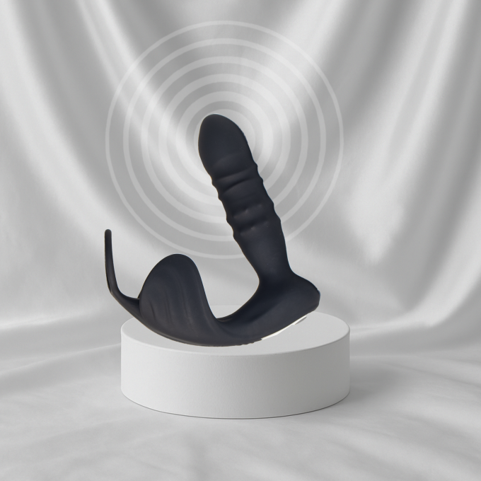 Estimulador de próstata extensible con anillo para el pene. - Image 2